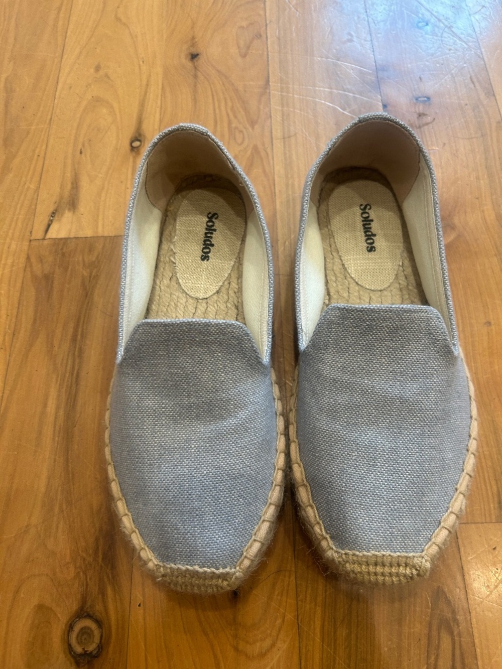 Soludos Platform Espadrille Dolphin Blue